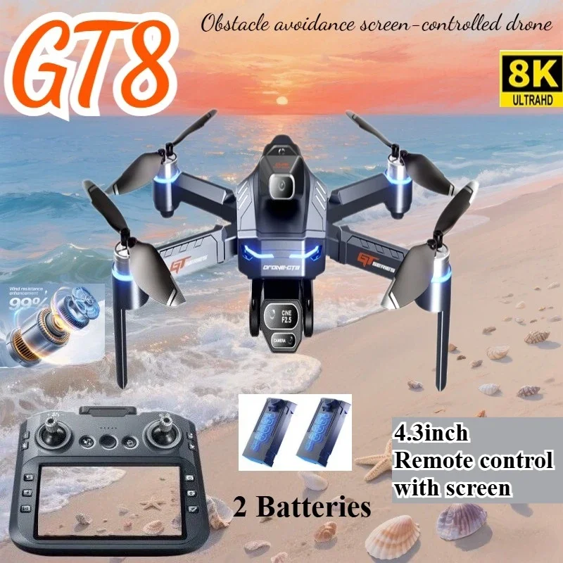 Drone Surveying - Drone 4K HD GT8 Fotocamera Evitamento