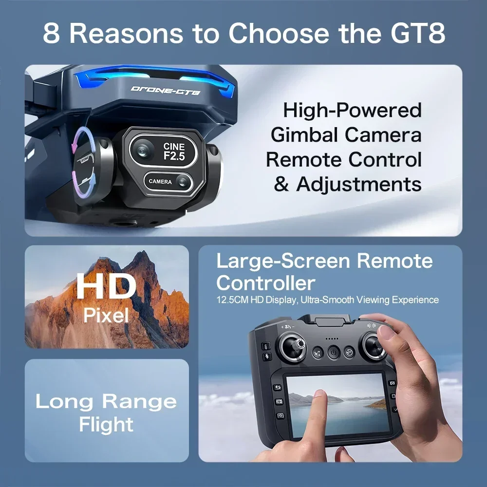 Drone 4K HD GT8 Fotocamera Evi - Drone Surveying recensione e prezzo