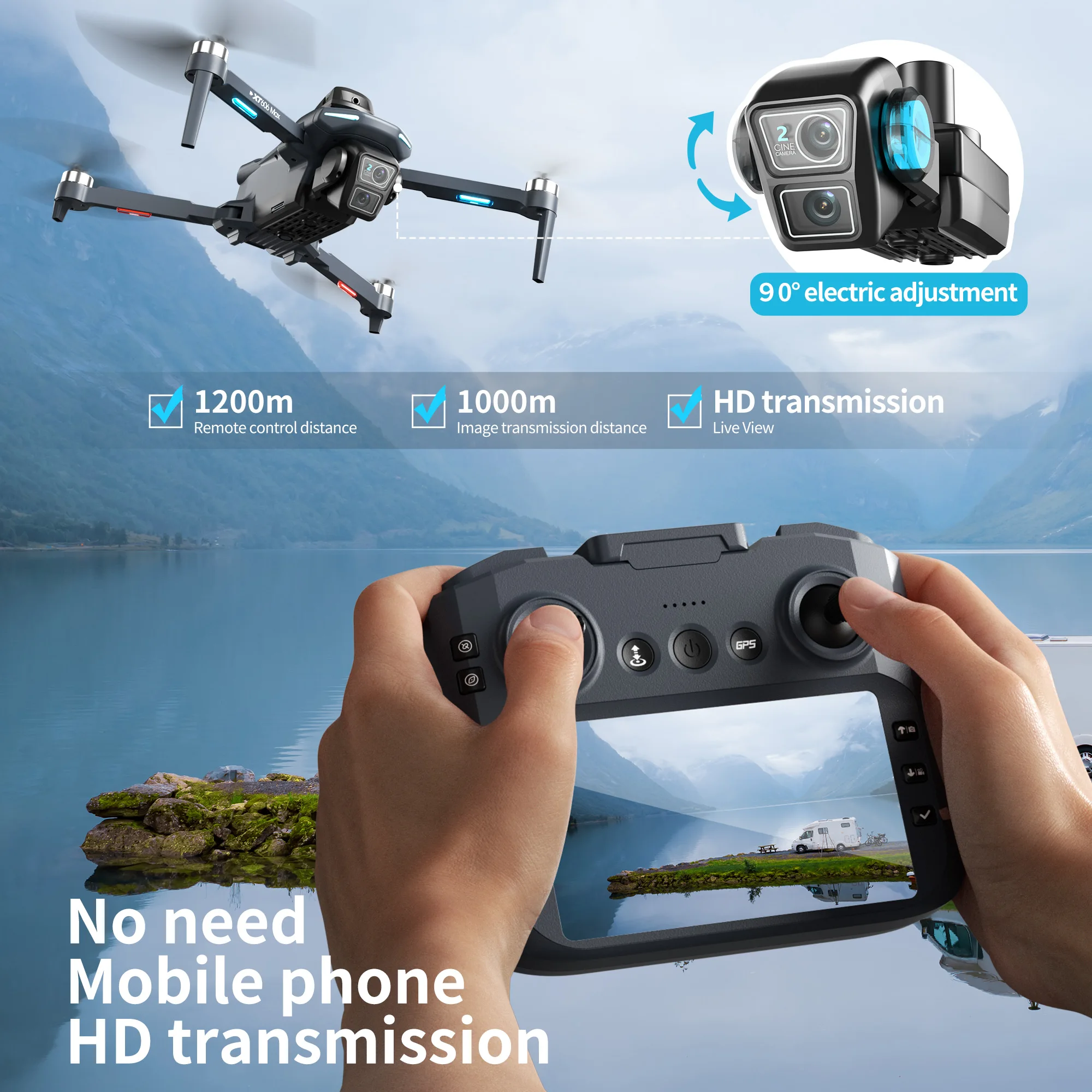 Drone Originale XT606 Professi - Drone Mapping recensione e prezzo